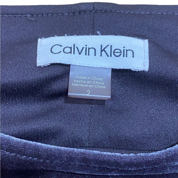 Calvin Klein Gray Velvet Midi Dress - Picture 6 of 8